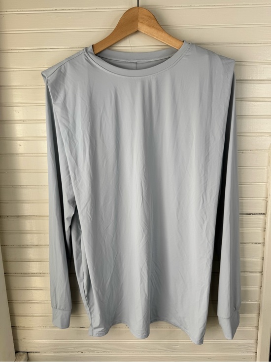HALARA Tops - HALARA Round Neck Long Sleeve Yoga Sports Top, UPF 50+ size Large